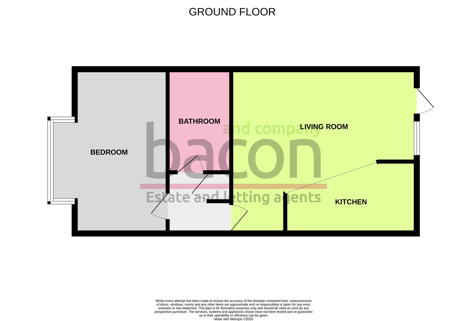 Floor Plan | Flat - Conversion | Salisbury Road, Worthing Central, Worthing | For Sale
